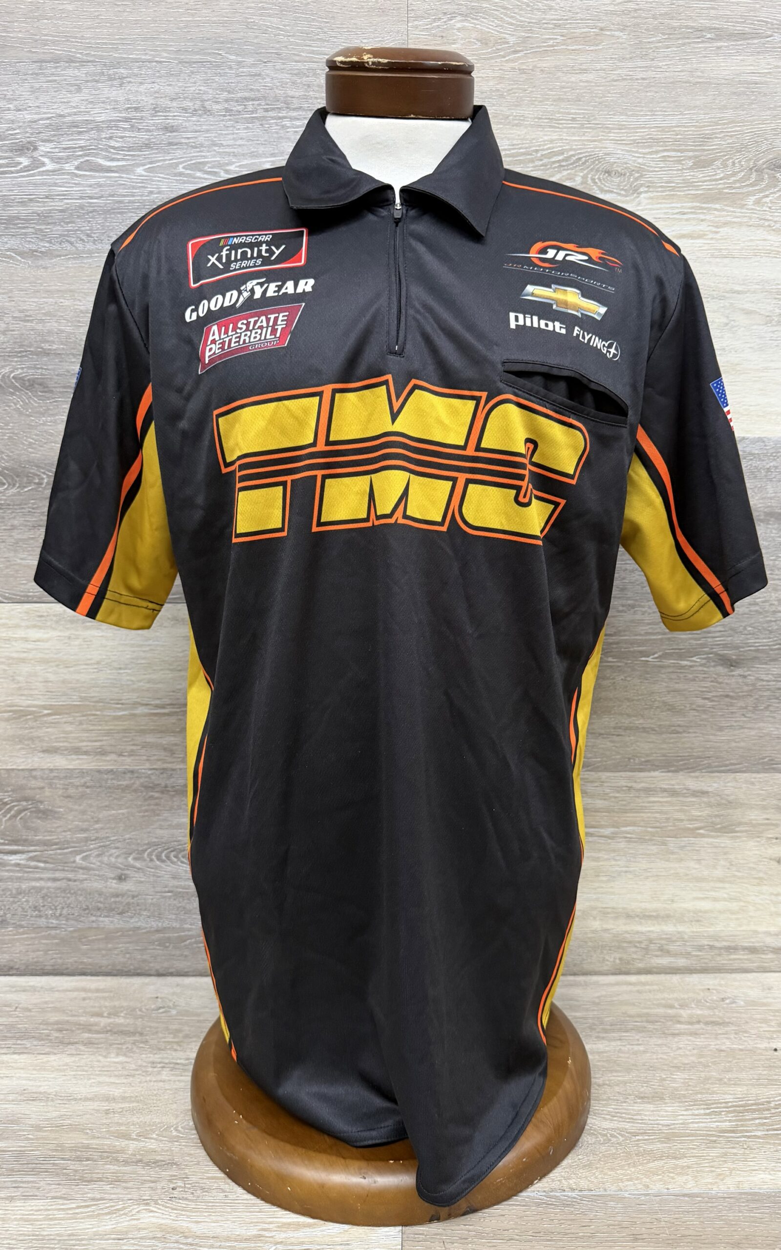NASCAR #1 Michael Annett TMC Team Issued Crew Shirt JRM / Large