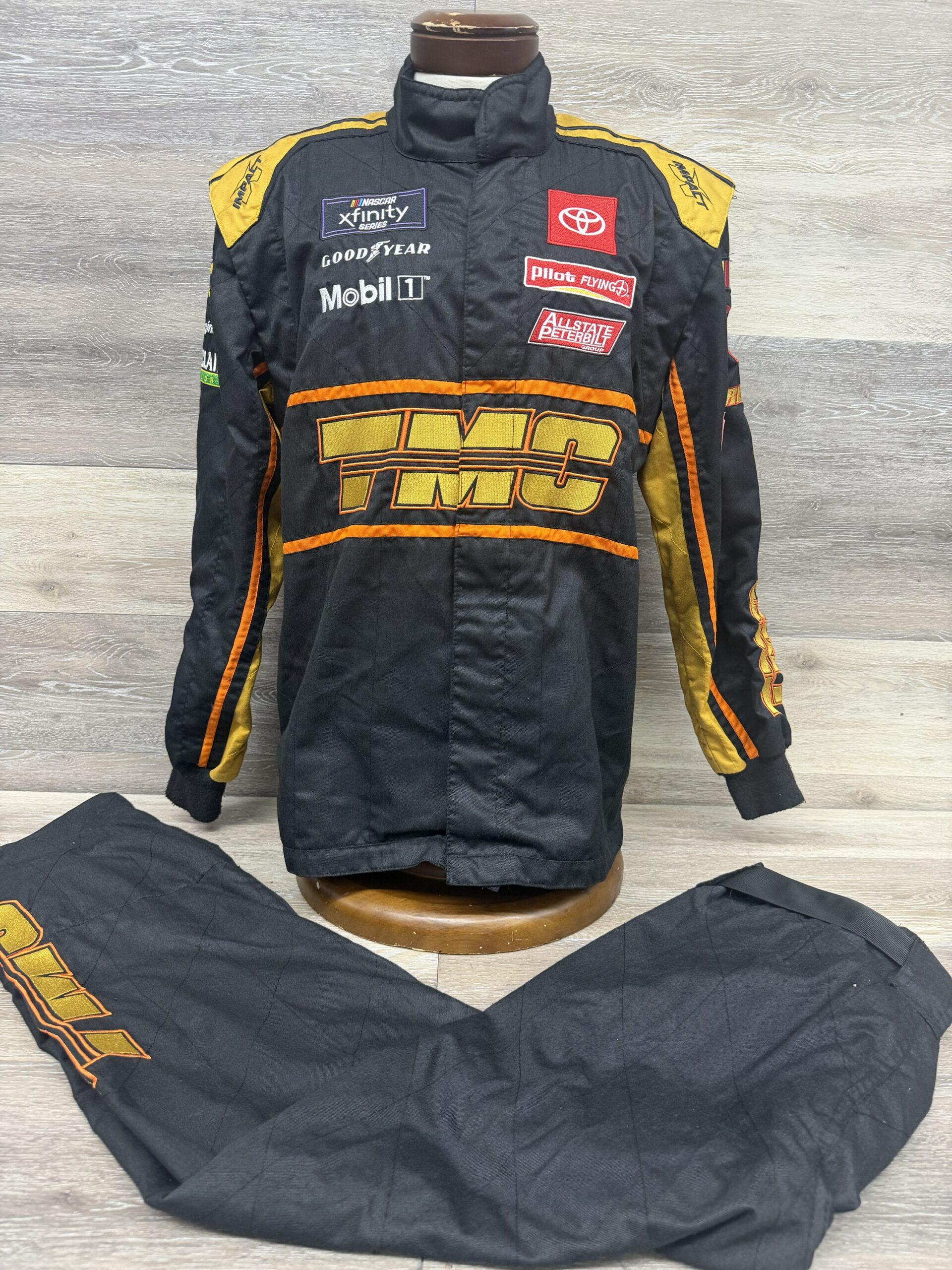 NASCAR Impact JRM Race Used 2pc Fire Suit SFI Rated 3.4/1 C48/W38/L31