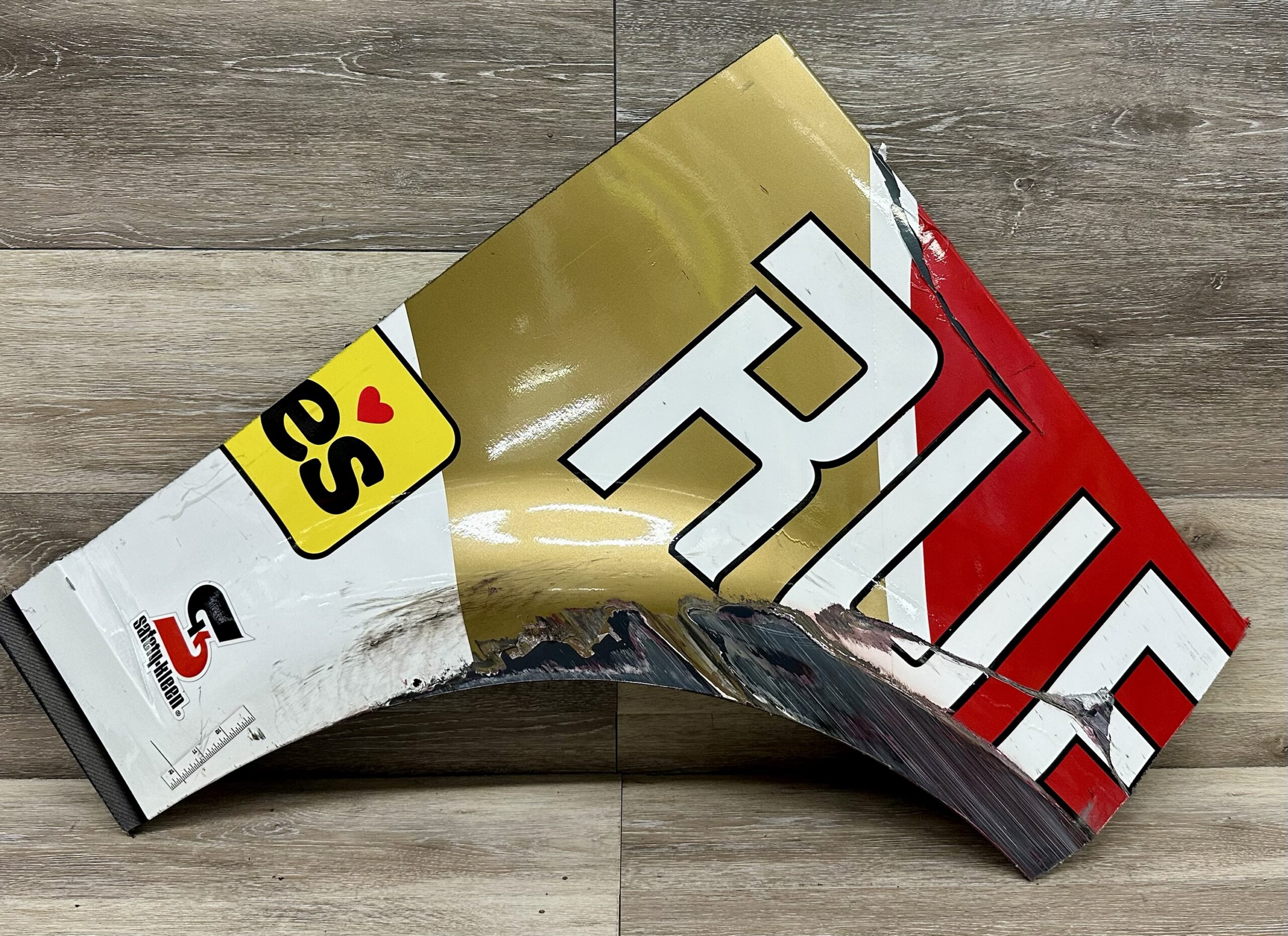 NASCAR #34 Todd Gilliland 2026 Darlington Race Used QTR Panel Front Row