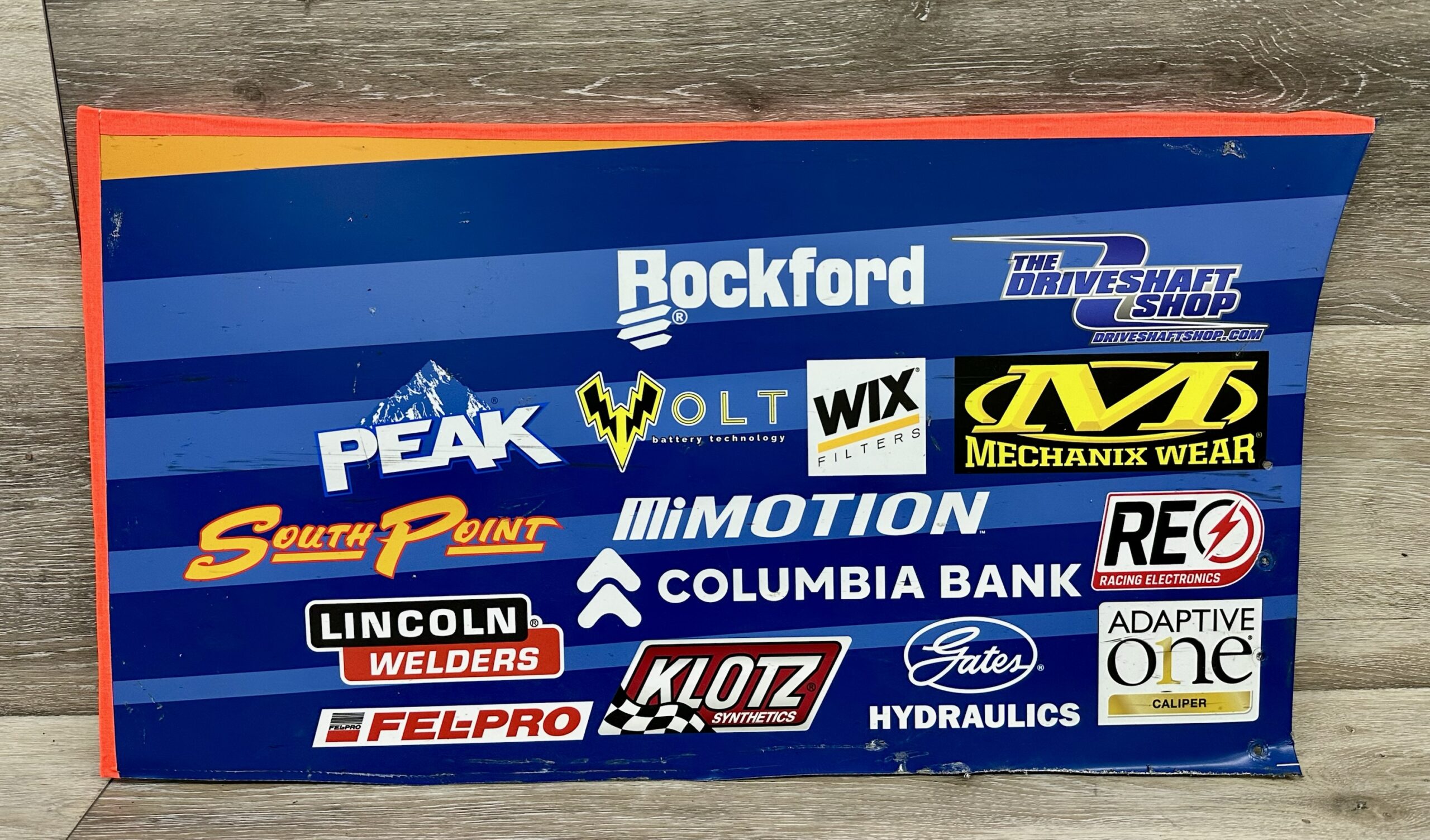 NASCAR #18 Tyler Ankrum 2026 Race Used Contingency Panel McAnally-Hilgemann
