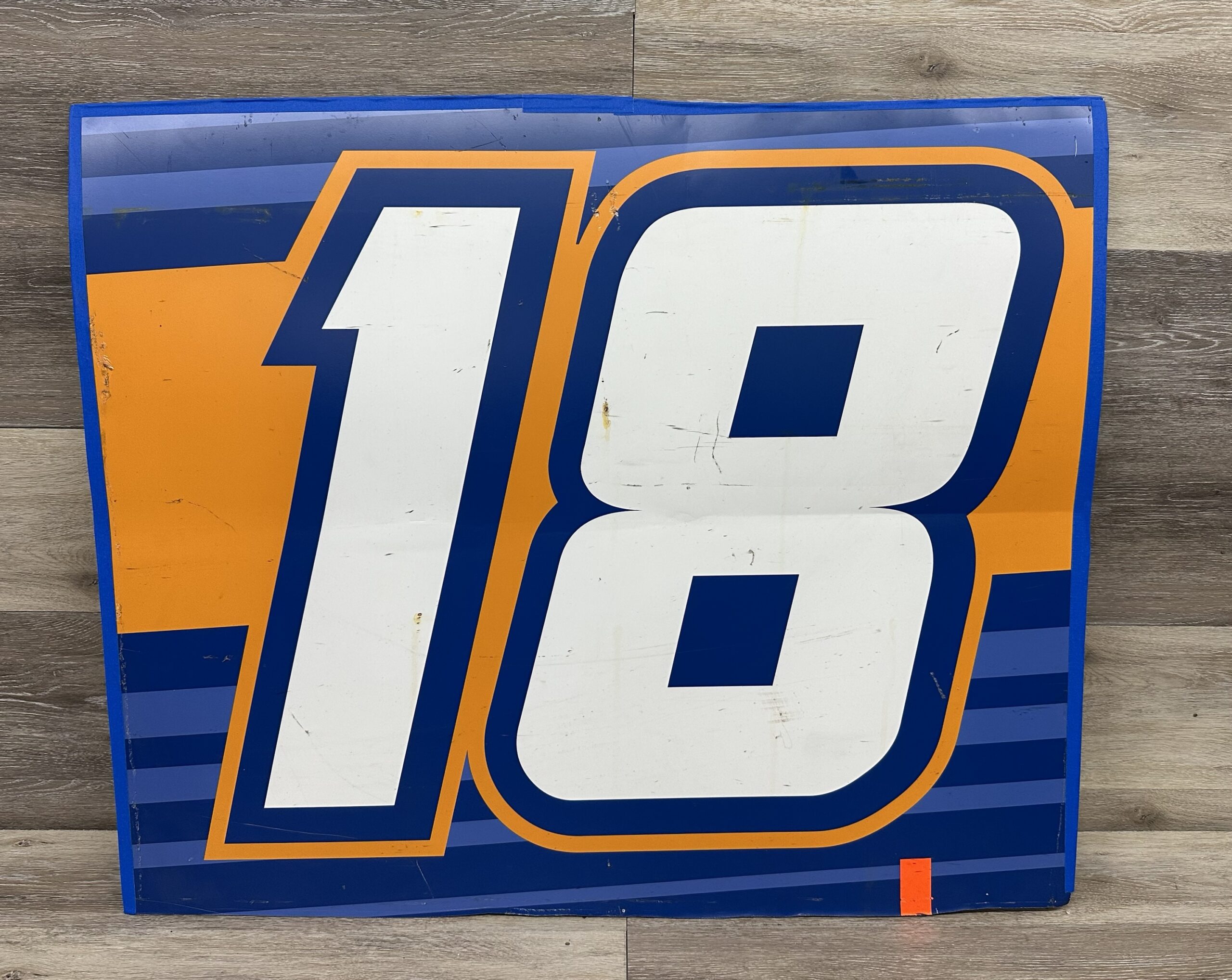 NASCAR #18 Tyler Ankrum 2026 Race Used Door Panel McAnally-Hilgemann