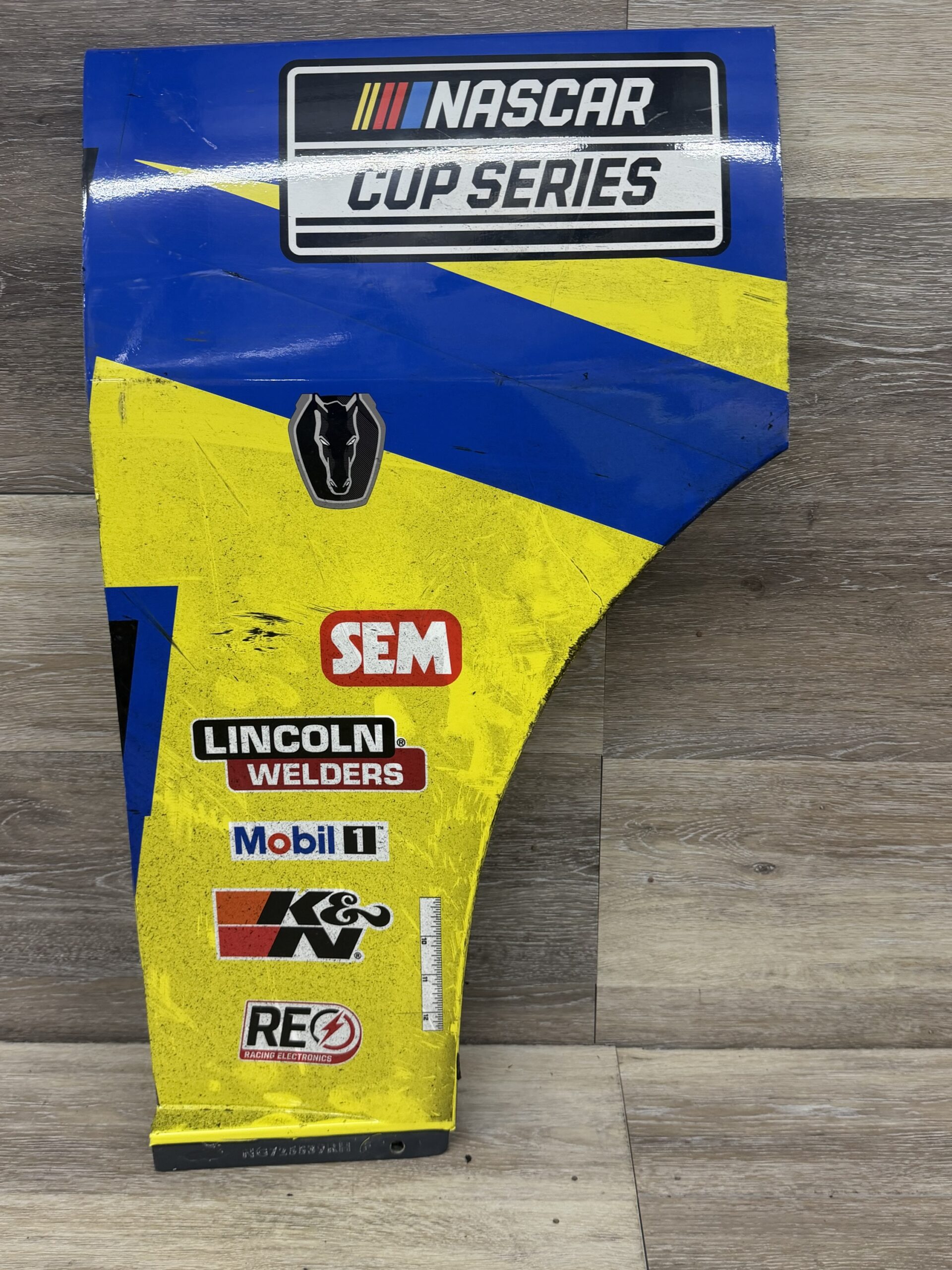 NASCAR #34 Zane Smith 2026 NuCar Race Used Contingency Panel