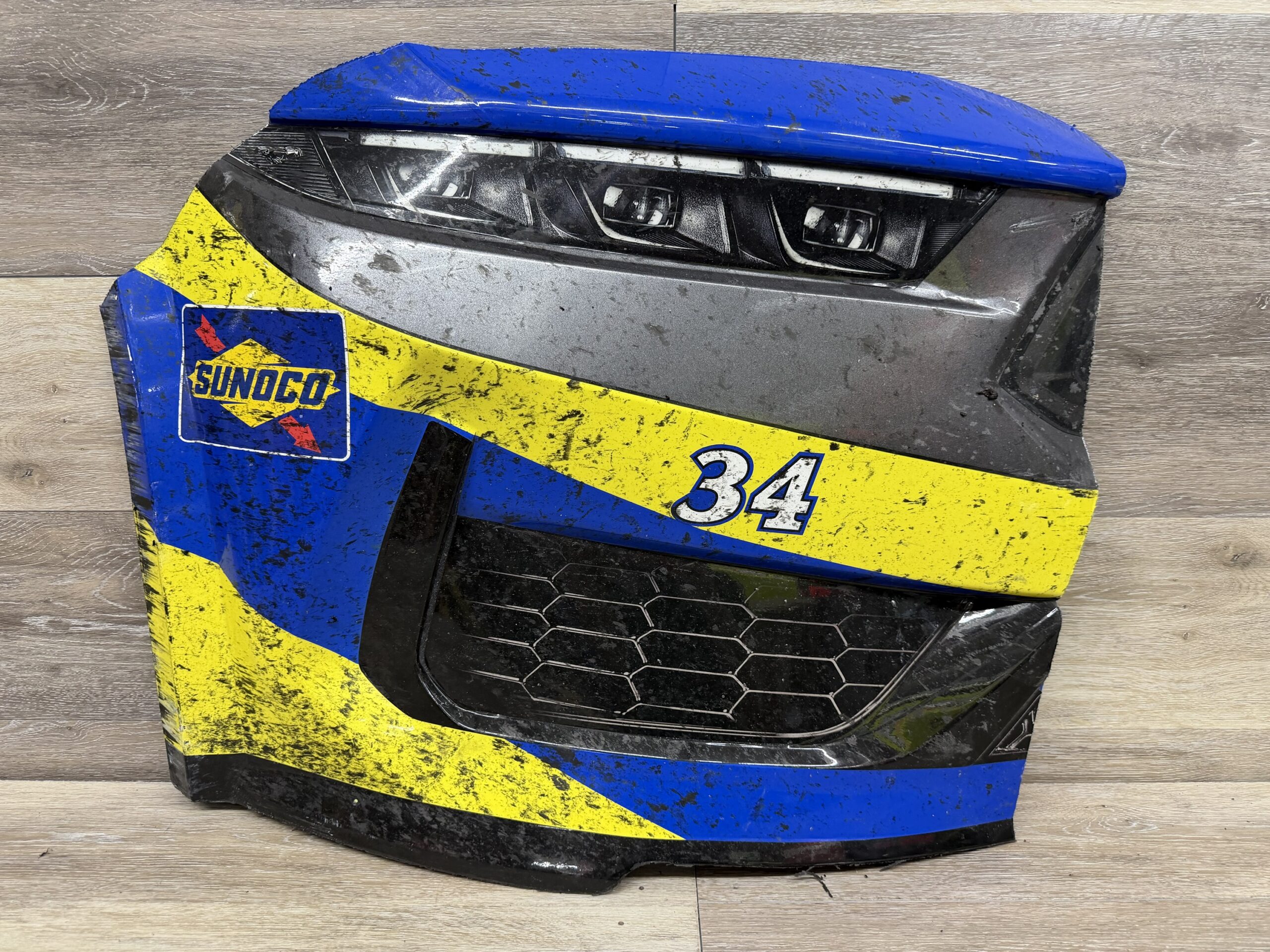 NASCAR #34 Todd Gilliland 2026 NuCar Race Used Corner Nose FRM