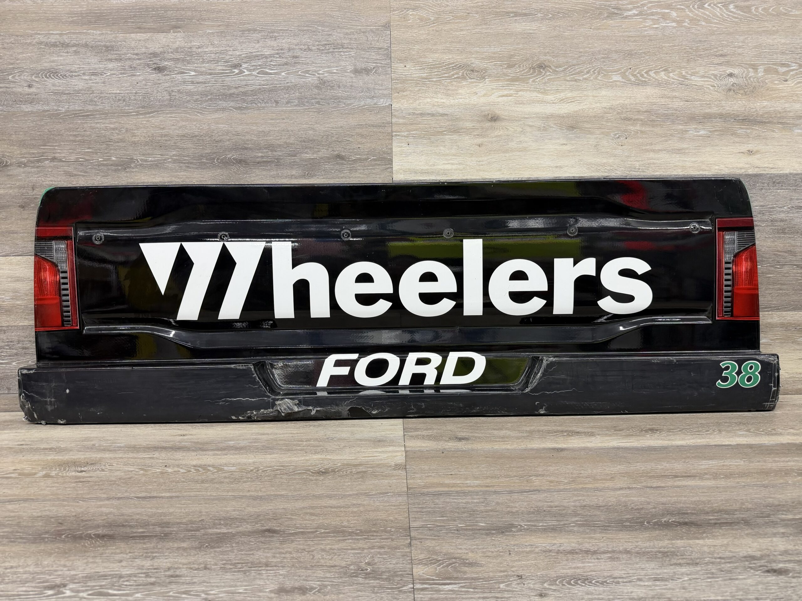 NASCAR #38 Chandler Smith 2025 Wheelers Race Used Rear Bumper FRM