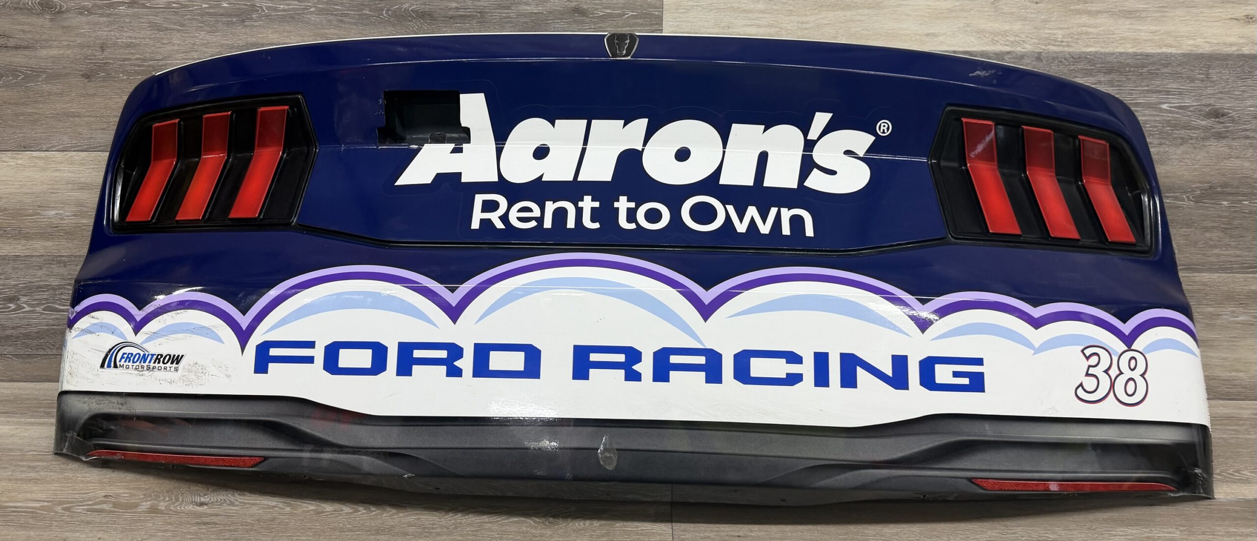 NASCAR #38 Zane Smith 2026 Race Used Dream Machine Rear Bumper- Darlington