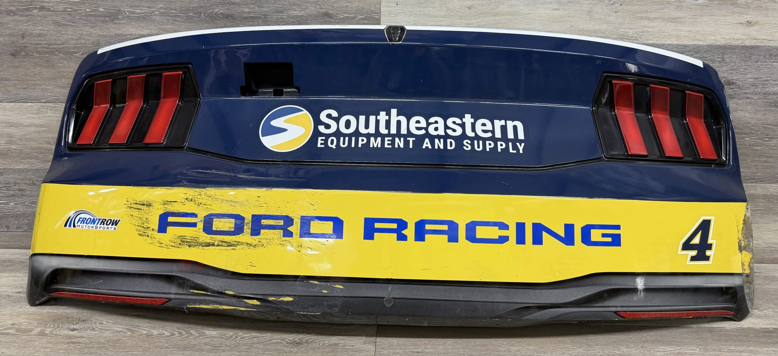 NASCAR #4 Noah Gragson 2026 Race Used Southeastern Equipment Rear Bumper- Darlington