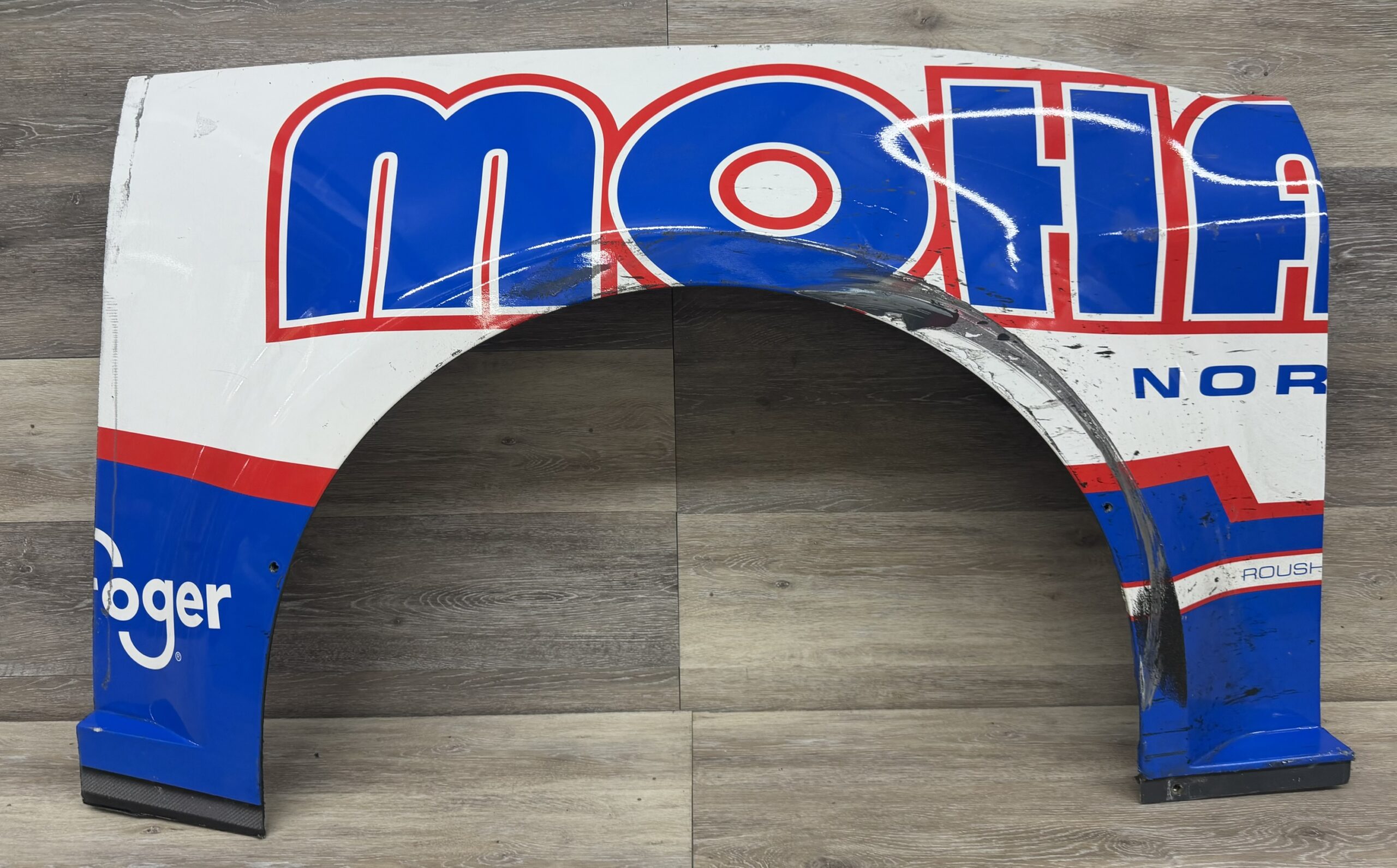 NASCAR #60 Ryan Preece 2026 Race Used Mohawk Qtr. Panel- Louden