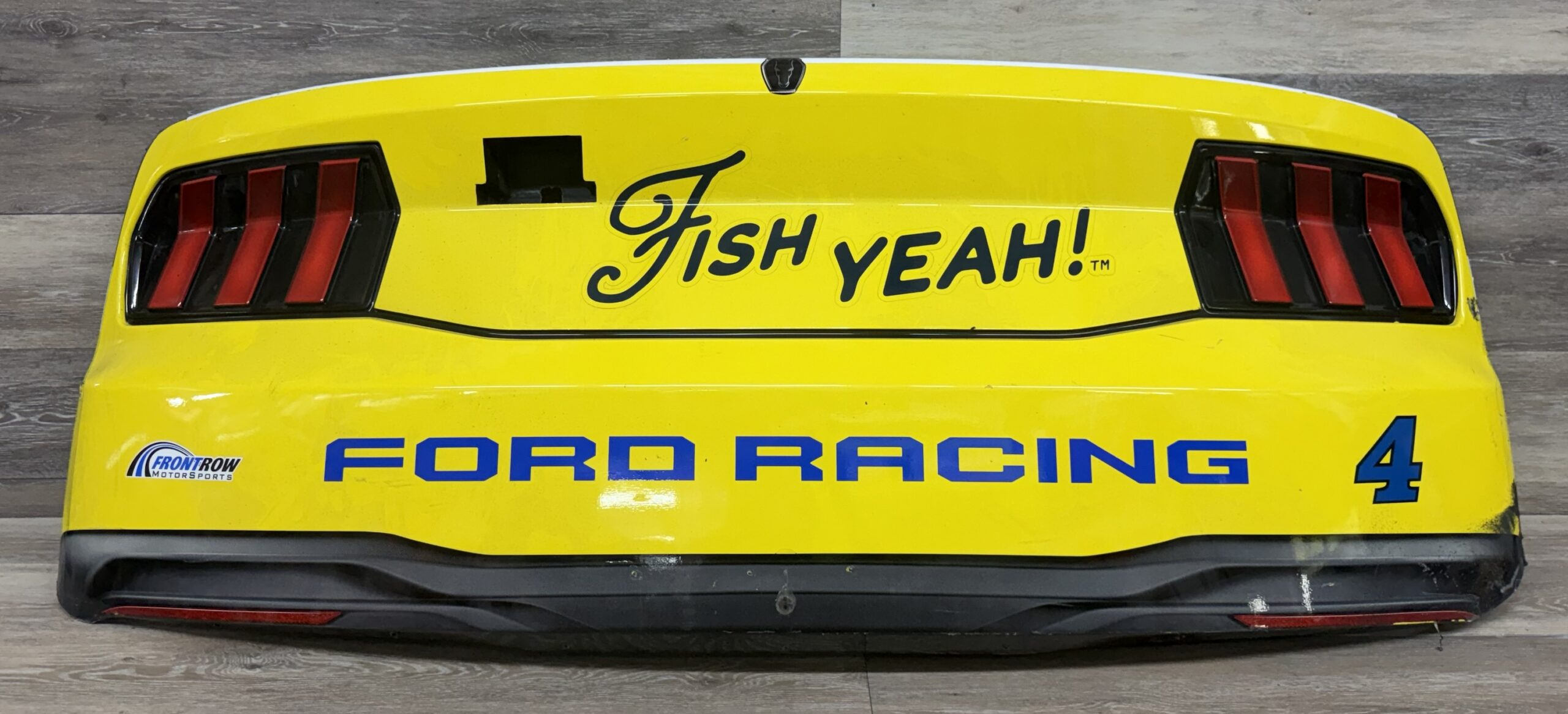 NASCAR #4 Noah Gragson 2026 Race Used Long John Silver’s Rear Bumper- WWT Raceway