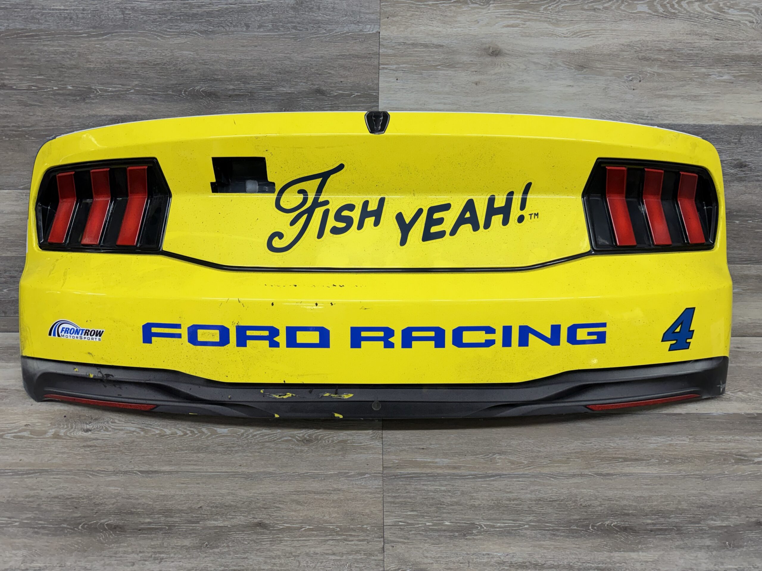 NASCAR #4 Noah Gragson Race Used Fish Yeah! Rear Bumper FRM