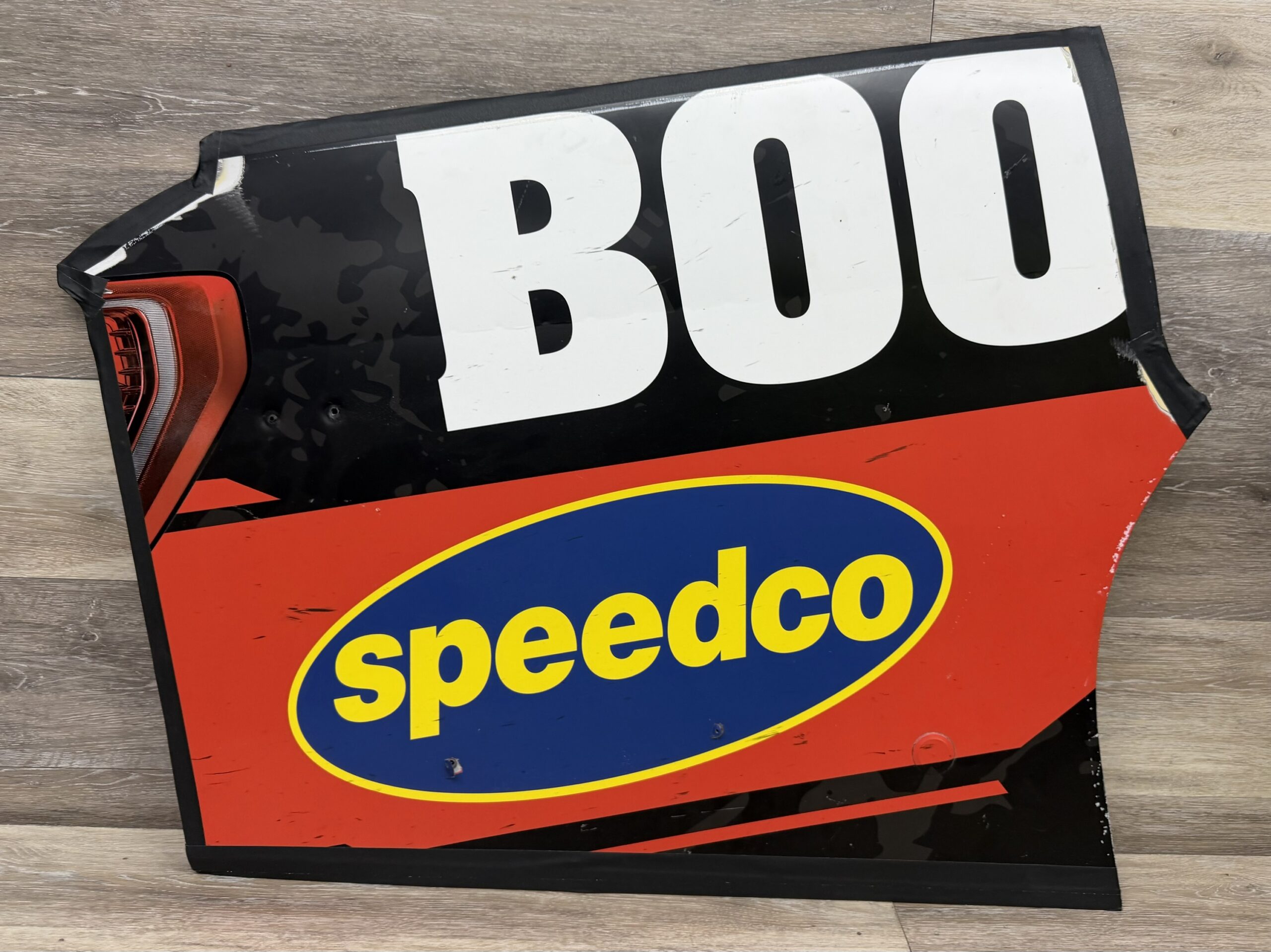 NASCAR #38 Zane Smith 2023 Race Used Boot Barn Qtr. Panel