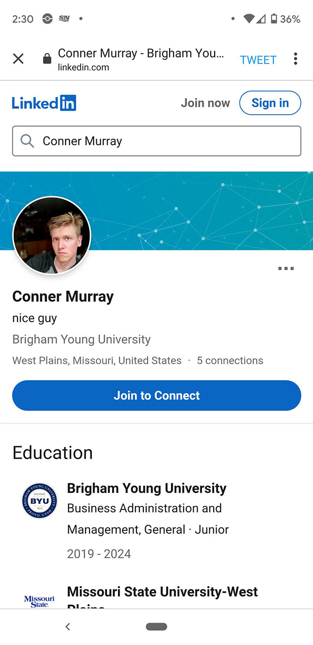 BYU student Conner Murray reportedly defaced messages of support for LGBTQ students