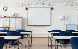 Classroom setup showing children and learning areas, demonstrating DIR Floortime in the classroom.