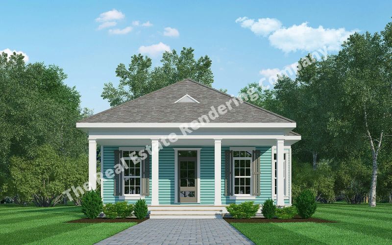 Real Estate Rendering Services Studio Usa Low Pricing - Elegant Ultra HD Gradient Illustrations | Free Download