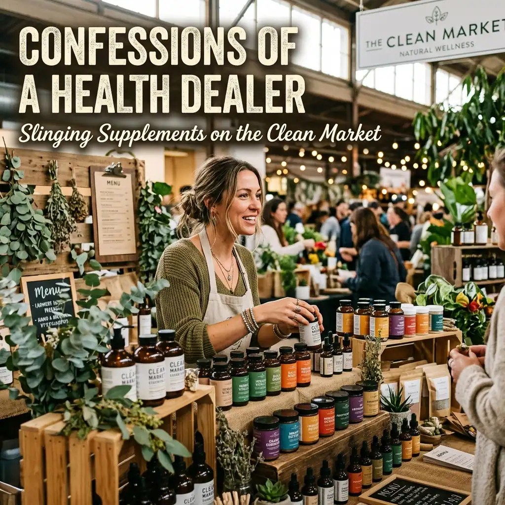 Confessions of a Health Dealer: Slinging Supplements on the Clean Market( A Health, Healthy & Healthier Special)