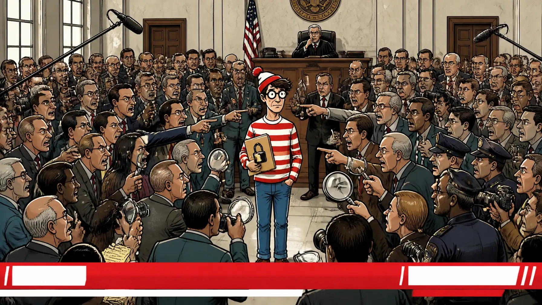 Where’s Waldo Files Privacy Suit Against Entire Planet, Claims Decades of Being Hunted in Every Crowd Is Systematic Harassment