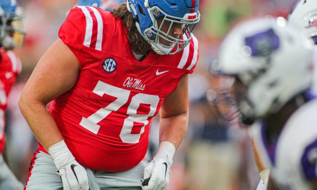 Ole Miss head coach Lane Kiffin, OL Jeremy James discuss upcoming game against Georgia Tech