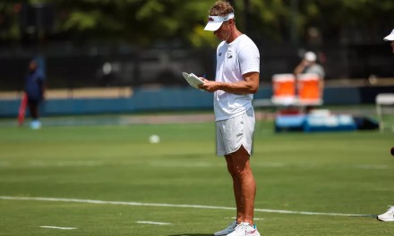 Lane Kiffin Opens Rebels’ Fall Camp With Tribute to Corey Adams, Emphasis on Program Growth
