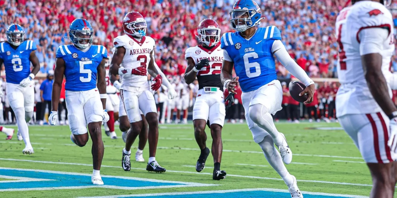 Nerves Soon Vanished as Trinidad Chambliss Led Ole Miss to Victory in Debut Start: ‘My Lord and Savior Jesus Christ was with me the whole time’