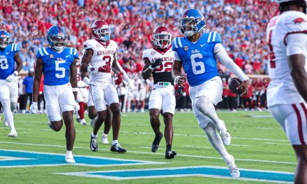 Nerves Soon Vanished as Trinidad Chambliss Led Ole Miss to Victory in Debut Start: ‘My Lord and Savior Jesus Christ was with me the whole time’