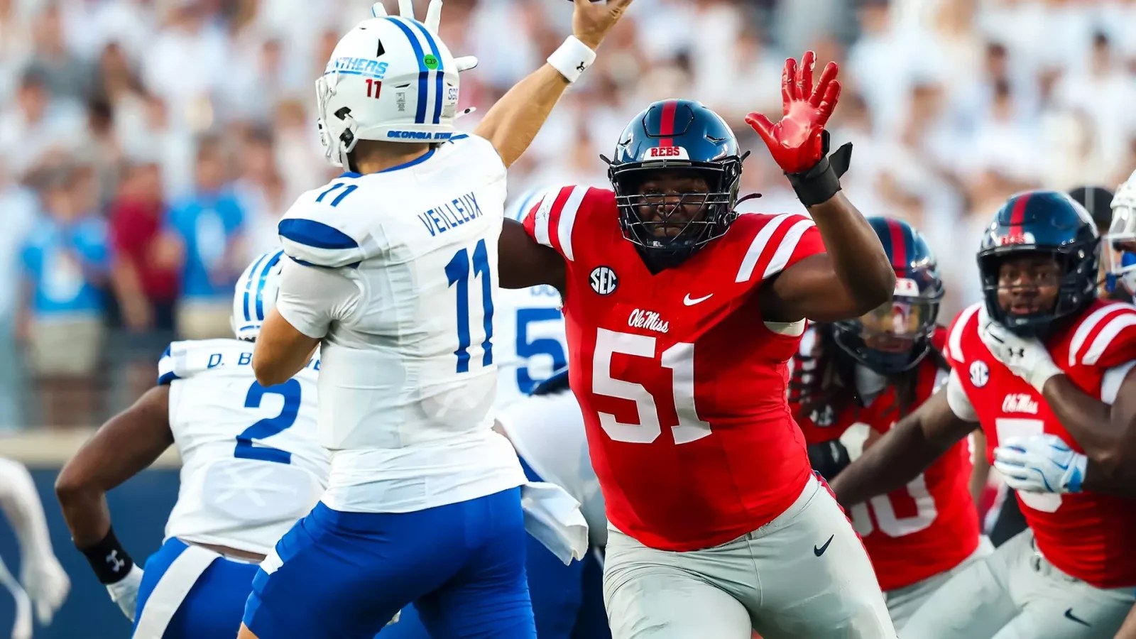 Former Ole Miss DL Zxavian Harris Gets NFL Opportunity with Saints