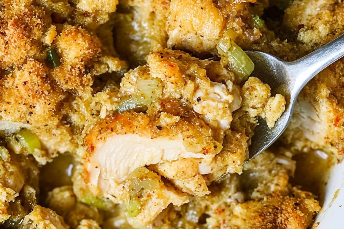 Chicken and dressing recipe