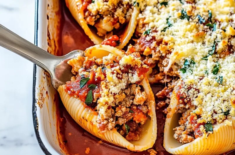 Stuffed shells recipe with meat: a simple and irresistible classic
