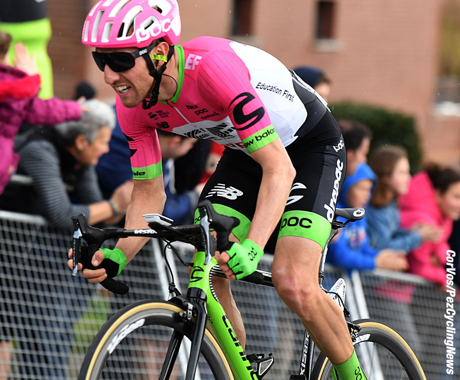 Bermeo - Spain - wielrennen - cycling - cyclisme - radsport - Michael WOODS (Canada / Team EF Education First - Drapac P/B Cannondale) pictured during 58th Itzulia Basque Country stage 2 from Zarautz to Bermeo (167,4 KM) - photo Miwa iijima/Cor Vos © 2018