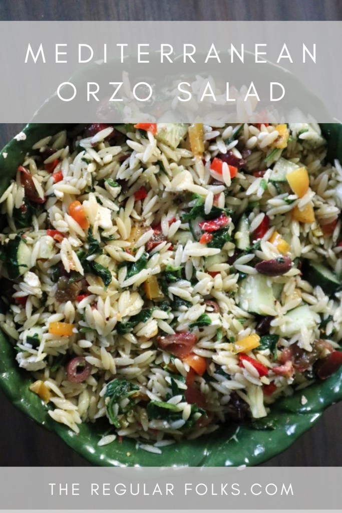Mediterranean orzo salad