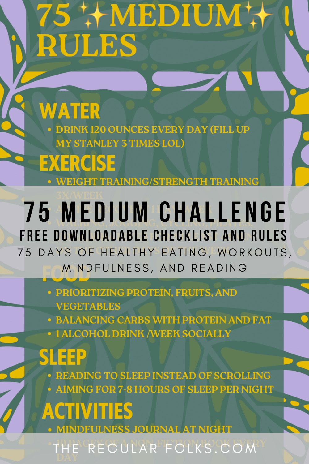 75 medium challenge rules