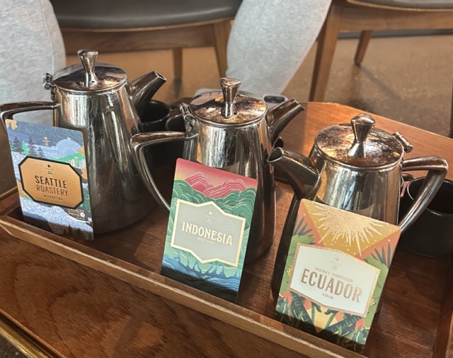 seattle starbucks roastery sampler