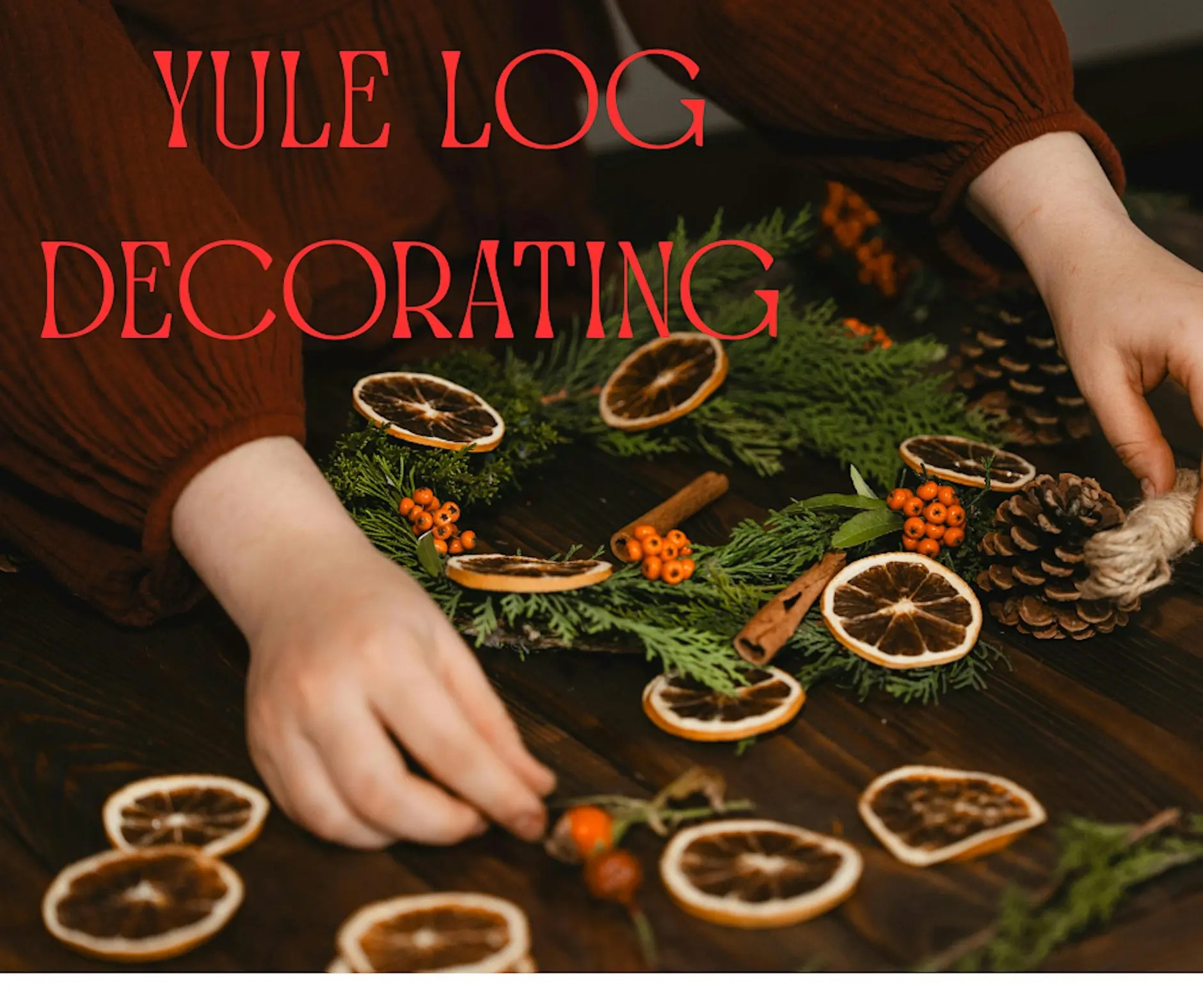 12/28/26 Yule Log Decorating Workshop