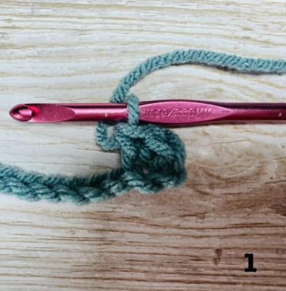 In step one of the close chevron stitch, single crochet twice in the second chain from hook.