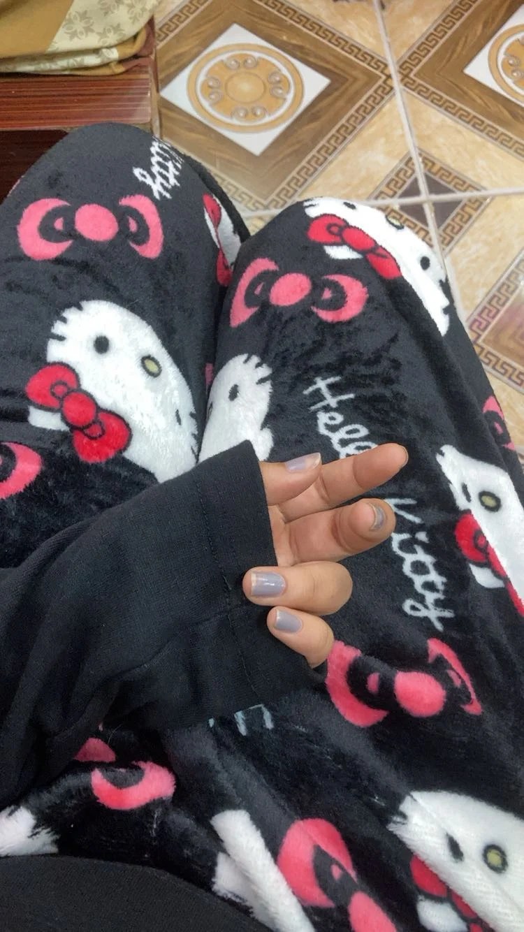 Fluffy Hello Kitty Trouser photo review