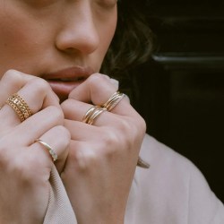 Aurate Dainty Stackable Rings