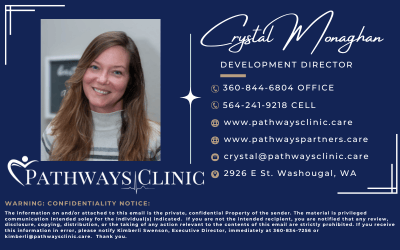 Crystal Monaghan's card for Pathways Clinic