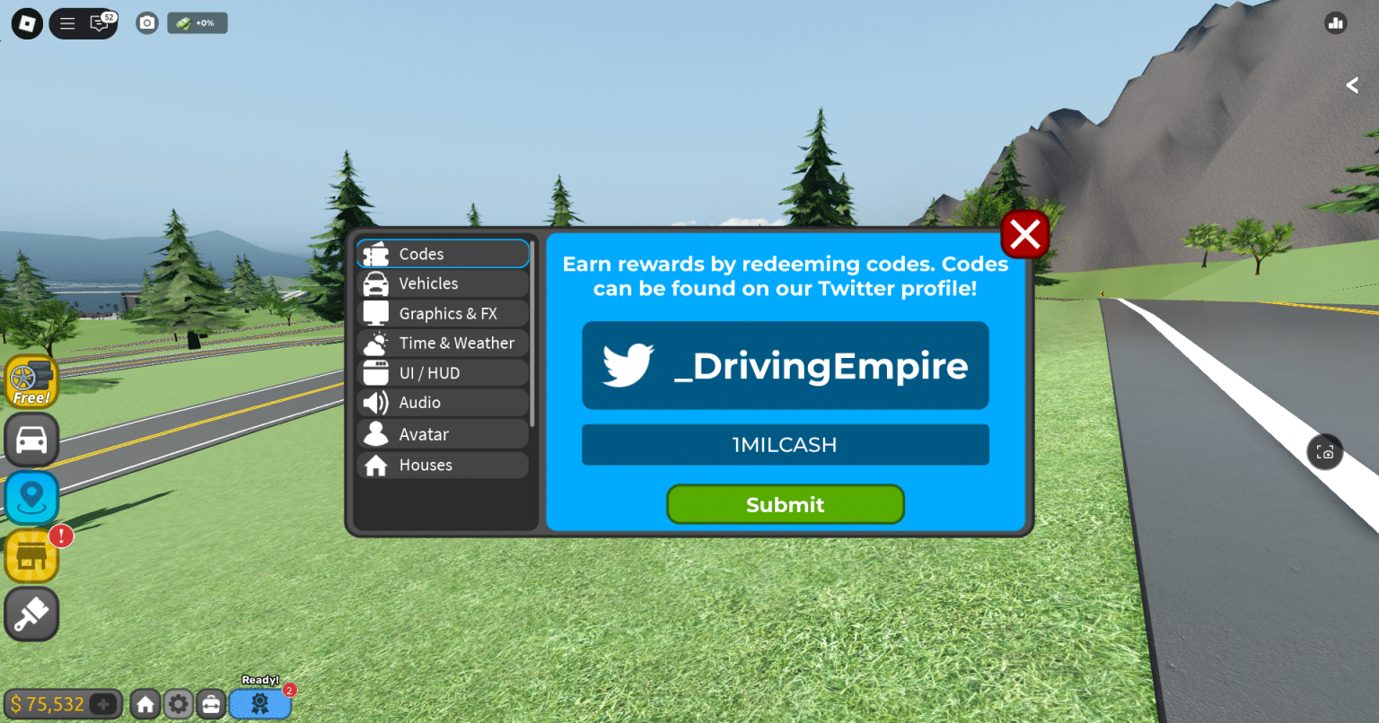 Roblox Driving Empire Codes June 2025 Theria Games Roblox Driving Empire Codes Sample Code 1536x806 
