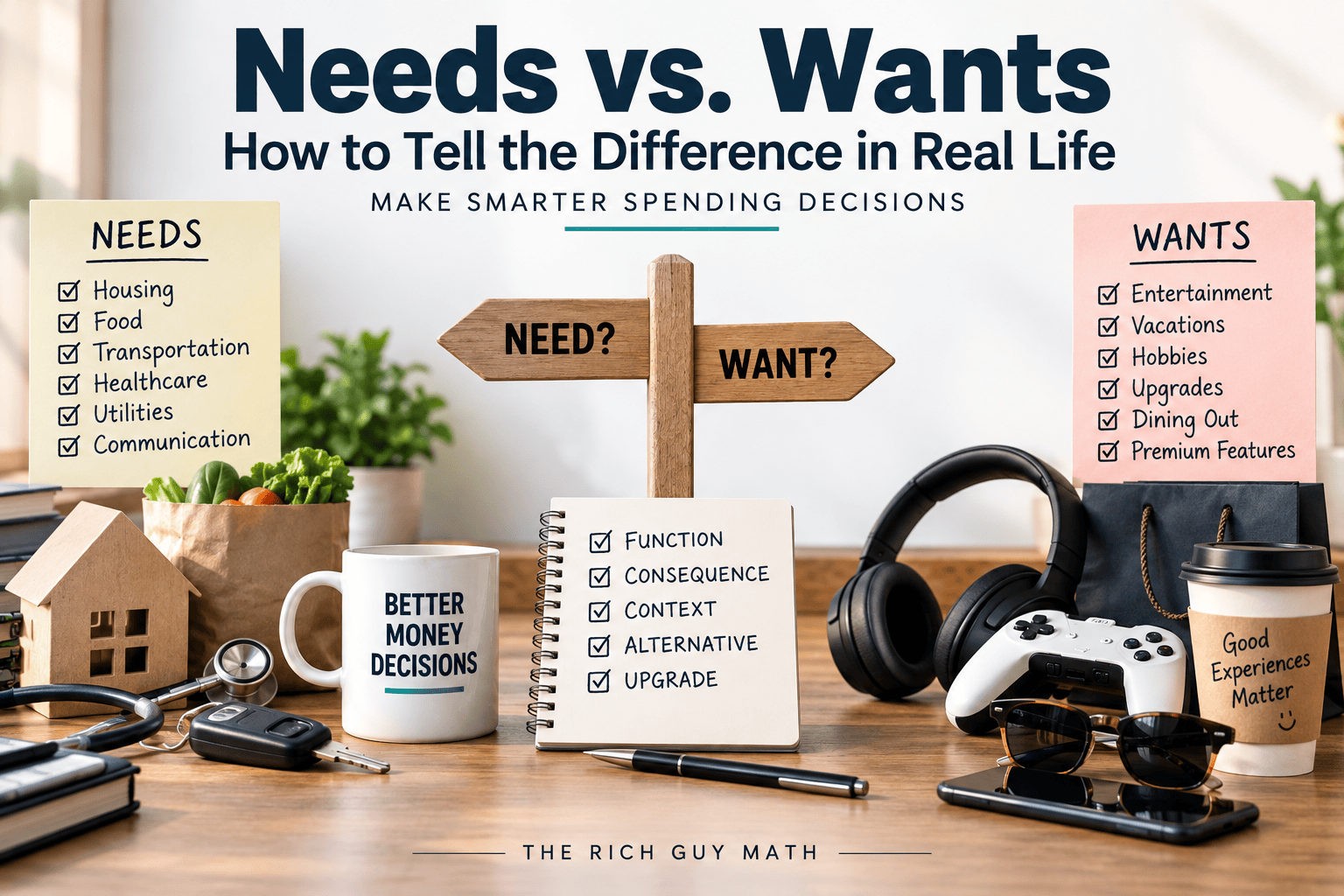 Needs vs. Wants: How to Tell the Difference in Real Life