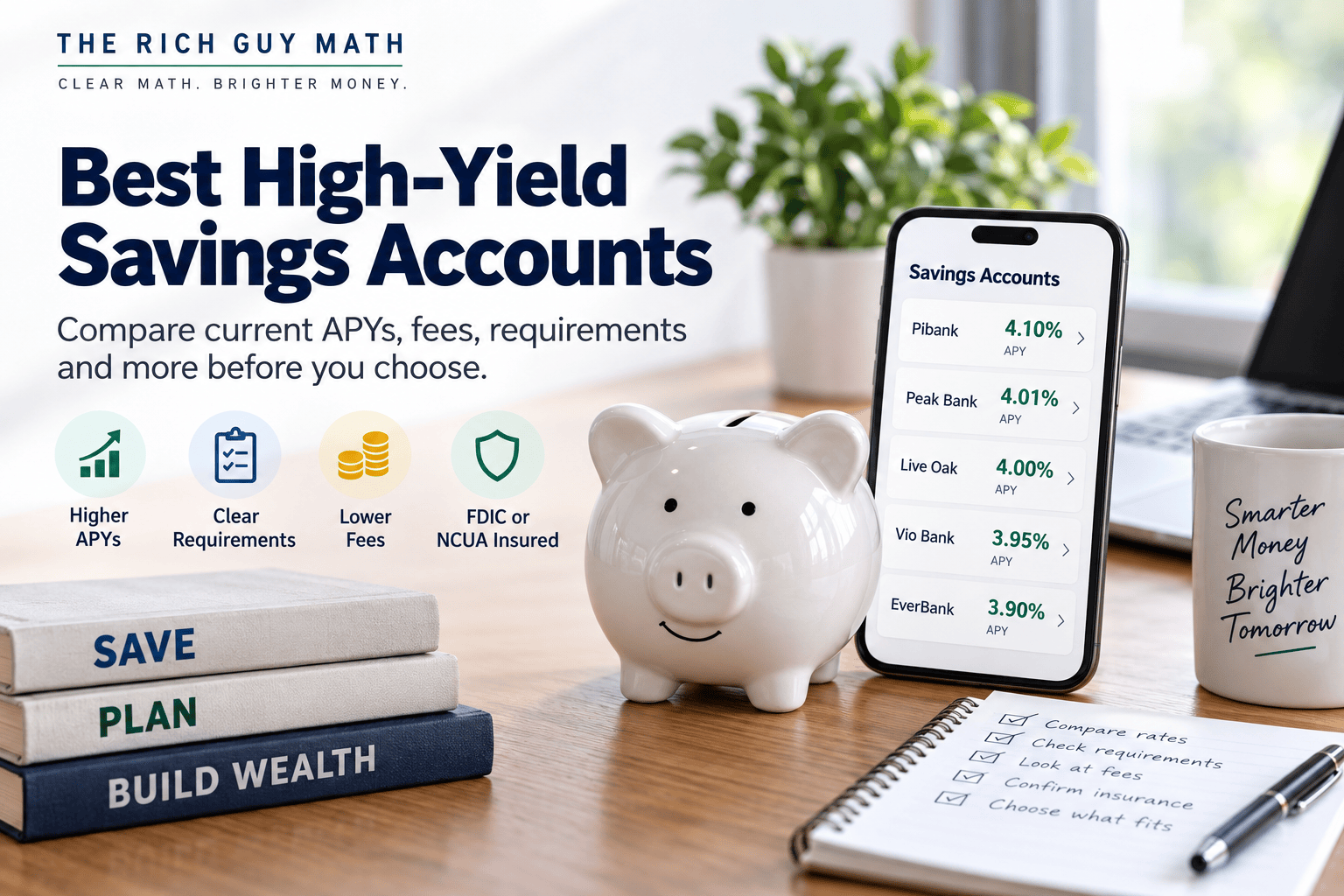 Best High-Yield Savings Accounts: Compare Current Rates and Terms