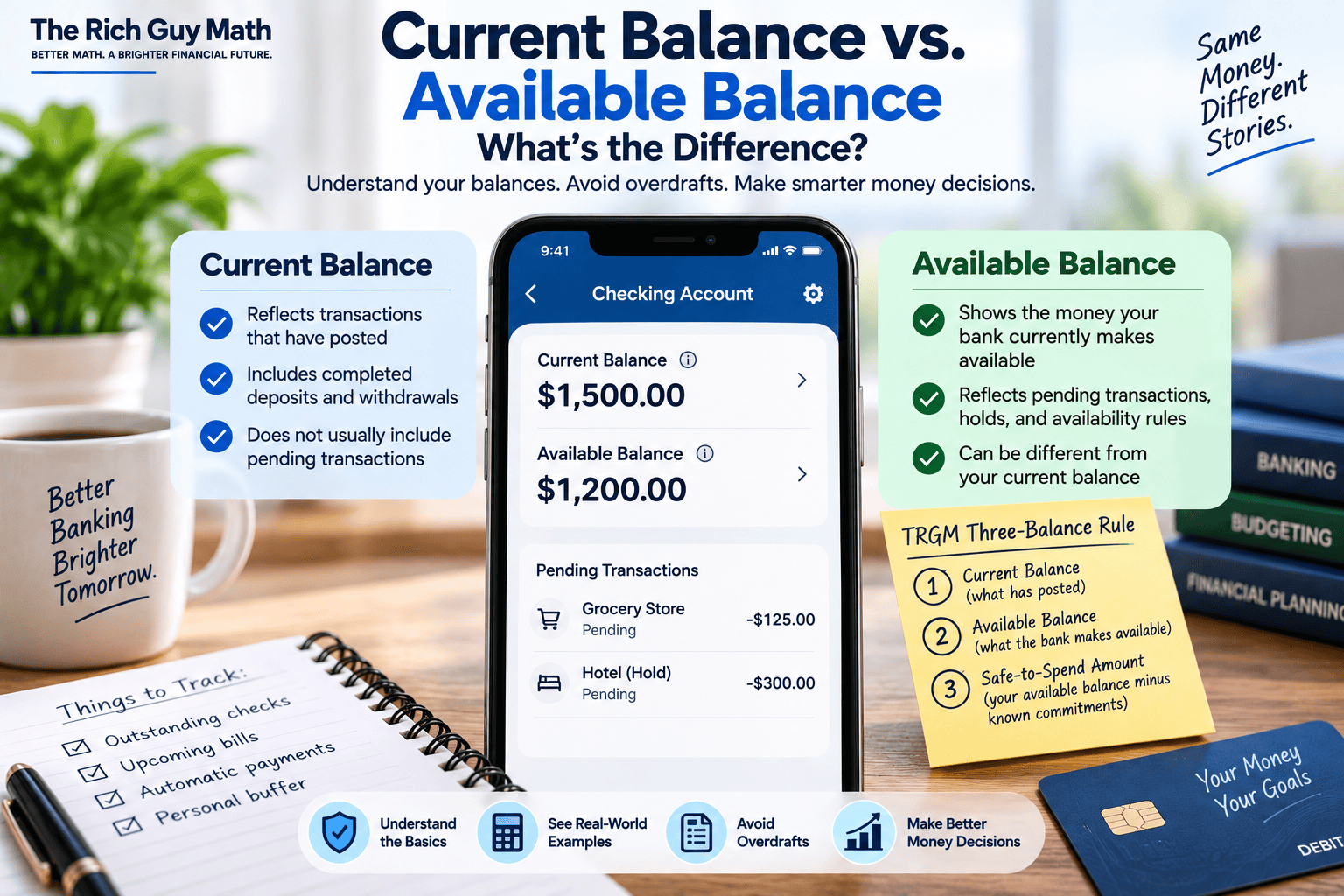 Current Balance vs Available Balance