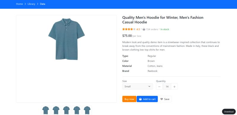 React Free Responsive Ecommerce Website Template Home Page 2 Therichpost - 8K Vintage Images for Desktop