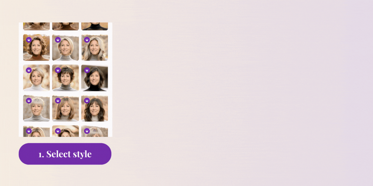 Tutorial How to Use the AI Hairstyle Try-On Tool Step by Step on Your Photo or Selfie