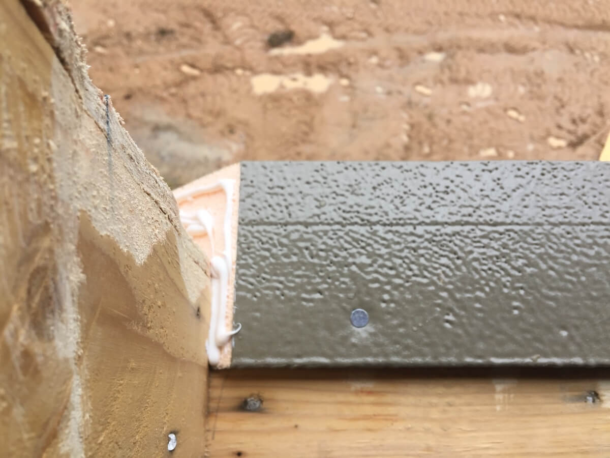 ThermalBuck is secured to the RO with sealant and 2" roofing nails.