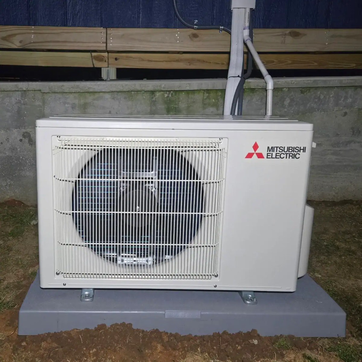 Residential minisplit equipment installed as part of an AC replacement