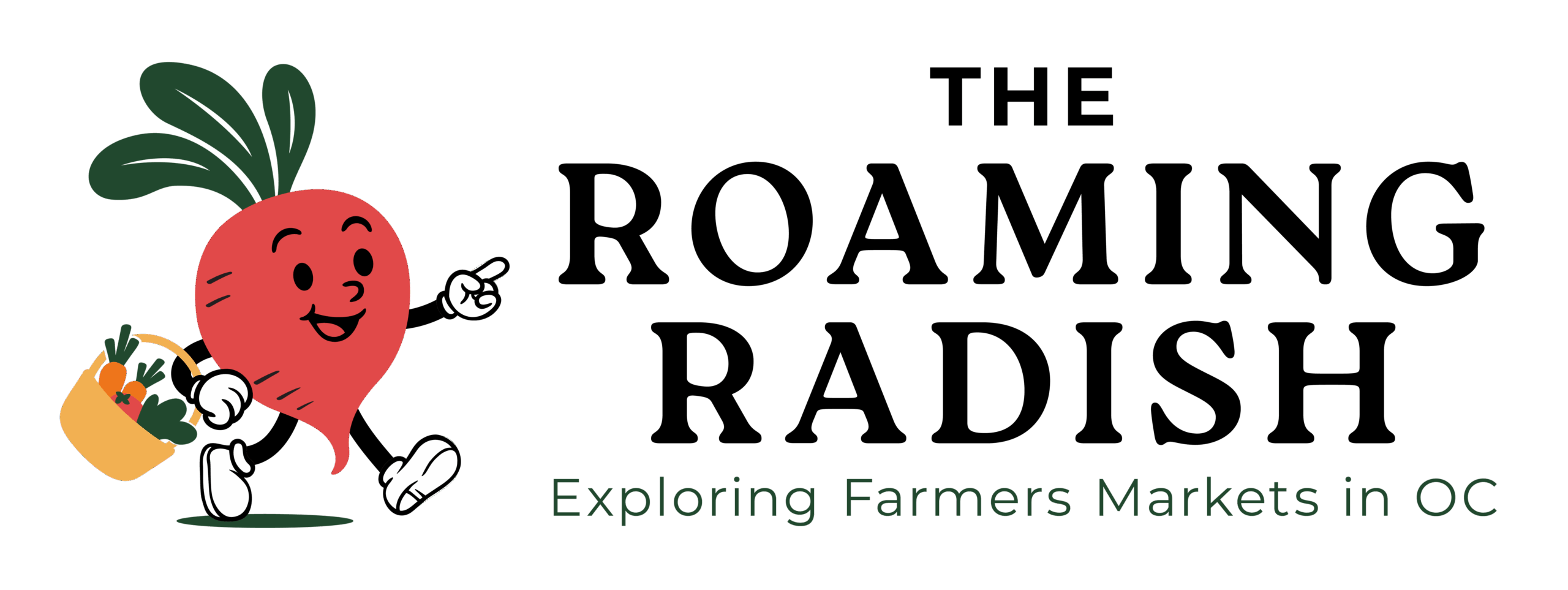 The Roaming Radish Logo