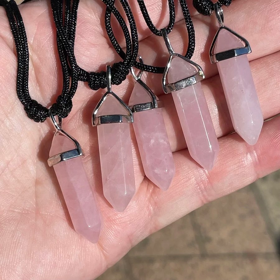 Rose Quartz Pendant - DT - The Rock 