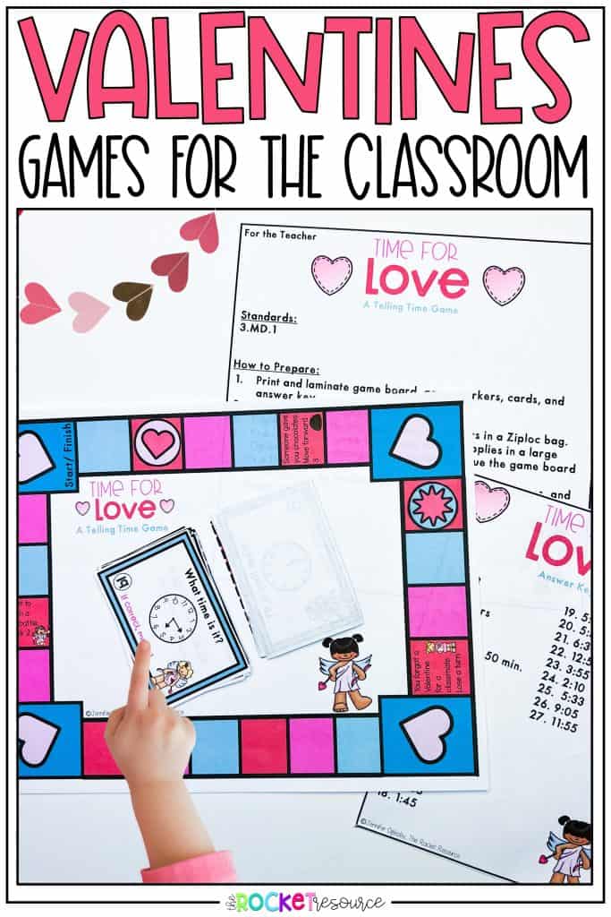 Valentine's day games for the elementary classroom