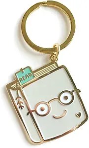 Literary Enamel Keychain