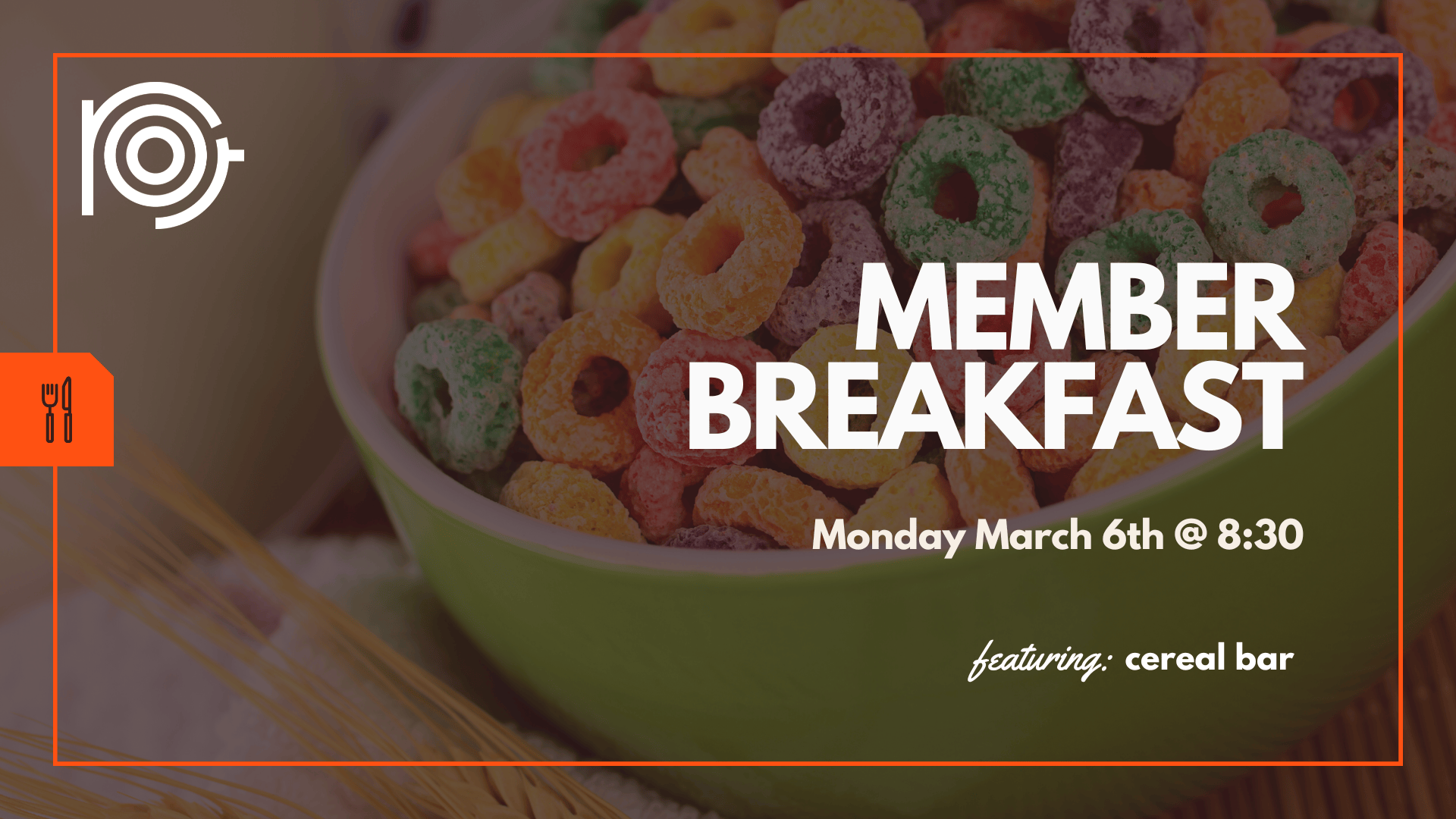 member breakfast in march