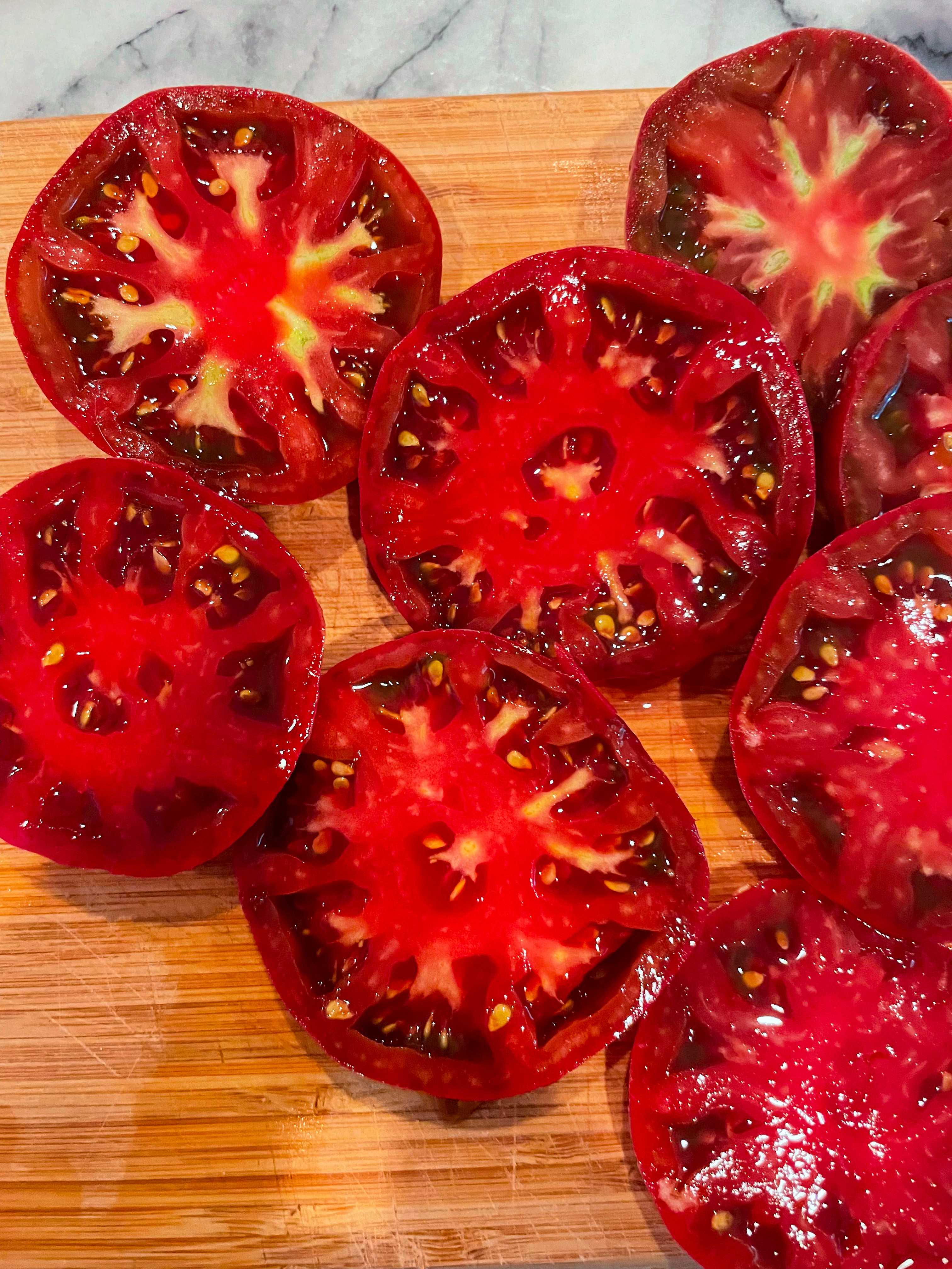 Heirloom Tomato Pizza - The Rose Table