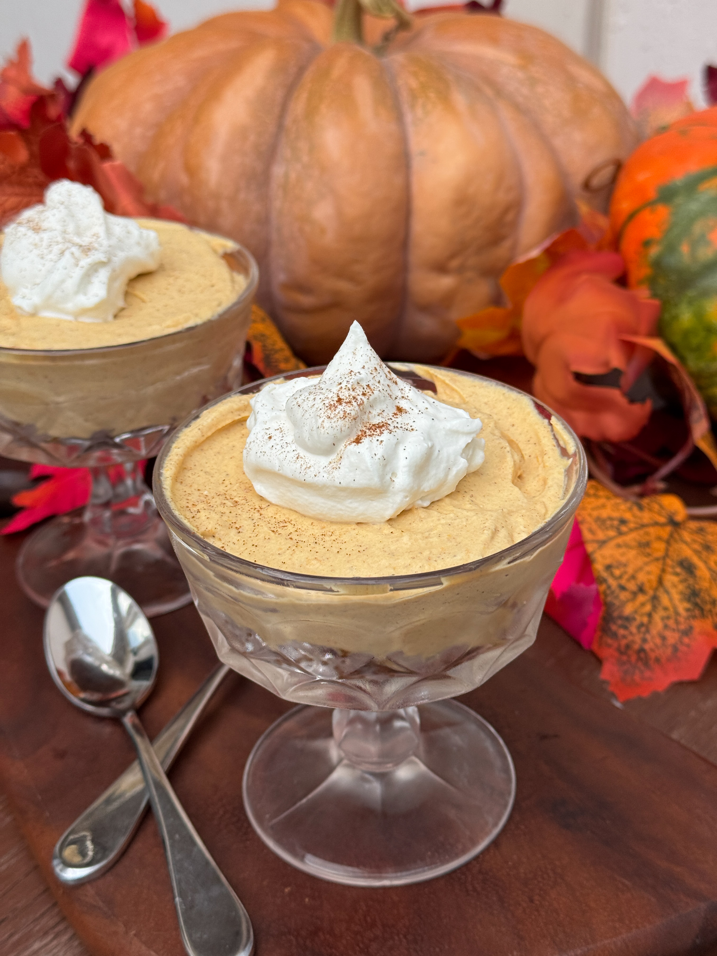 PUMPKIN MOUSSE 下敷き No-Bake Pumpkin Mousse - The Rose Table